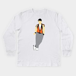 80s tshirt Kids Long Sleeve T-Shirt